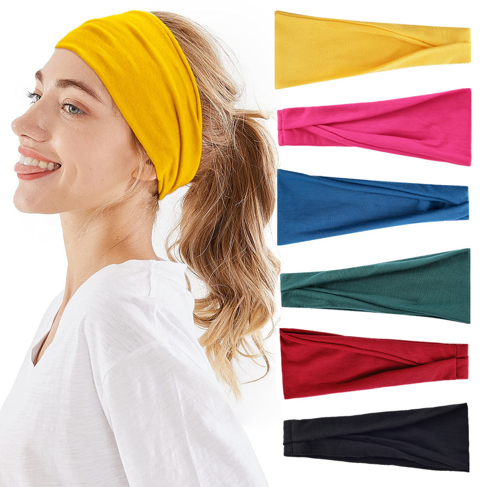 Milanaise Mesh Band - Fascia per yoga sportiva tinta unita