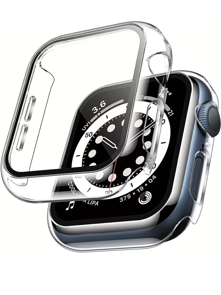 Watch Case Bumper - 2 pezzi custodia in vetro temperato