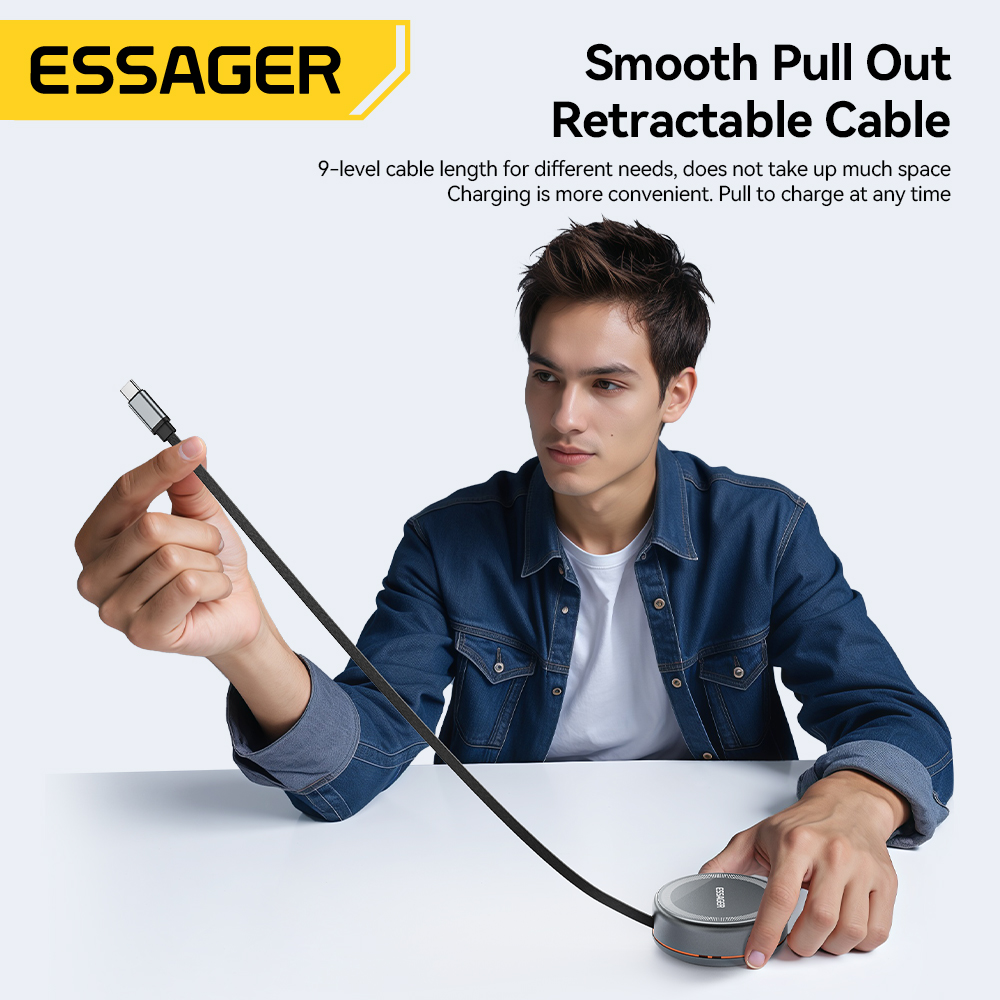 Essager 15W 3 in 1 caricabatte - Watch Charger Cable recensione e prezzo