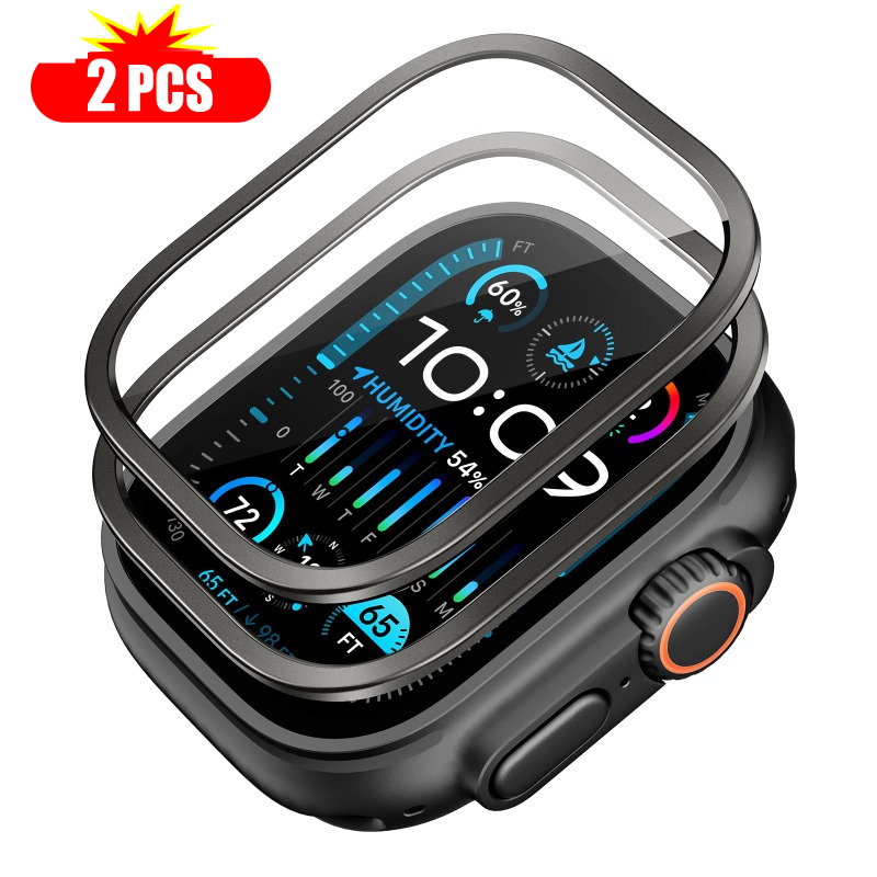2 pezzi di vetro temperato per - Watch Case Bumper recensione e prezzo
